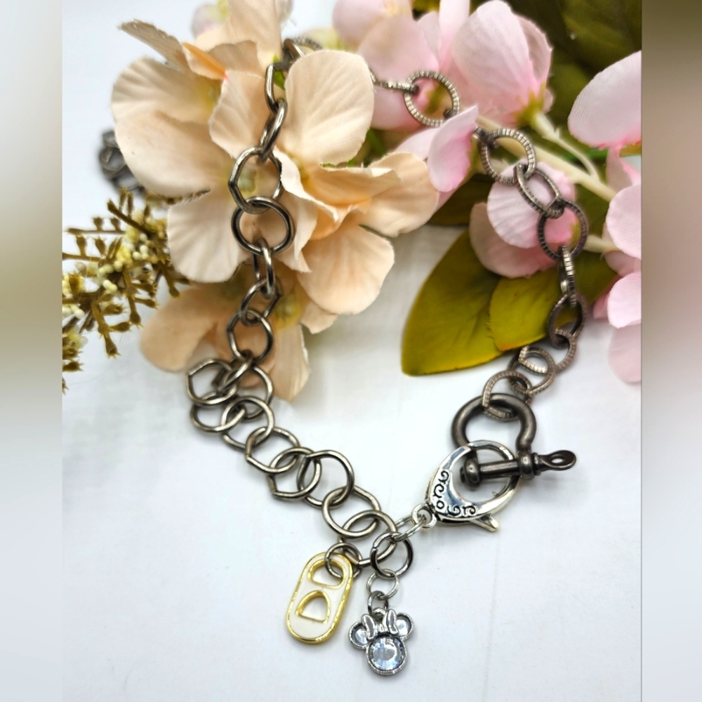 Handcrafted Necklace,antique Silver,22in